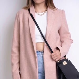 Love Tree Blush Pink Utility Coat